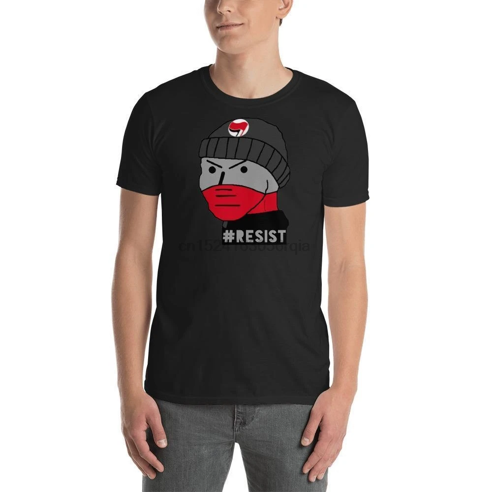 Npc Meme Antifa Resist T Shirt Multiple Colors T Shirts Aliexpress