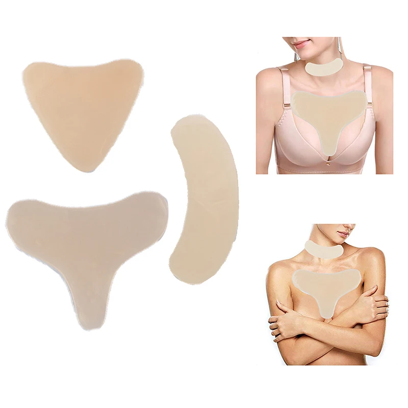 1Pcs Reusable Silicone Anti Wrinkle Body Neck Chest Pad Anti-Aging Invisible Pads Skin Care Tools