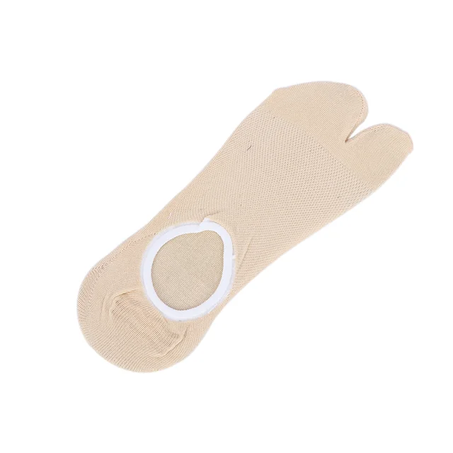 1Pair Black Pink White Summer Women Cotton Five Finger Toe Sock Hosiery Invisible Slippers Harajuku Funny Cute Cartoon nude