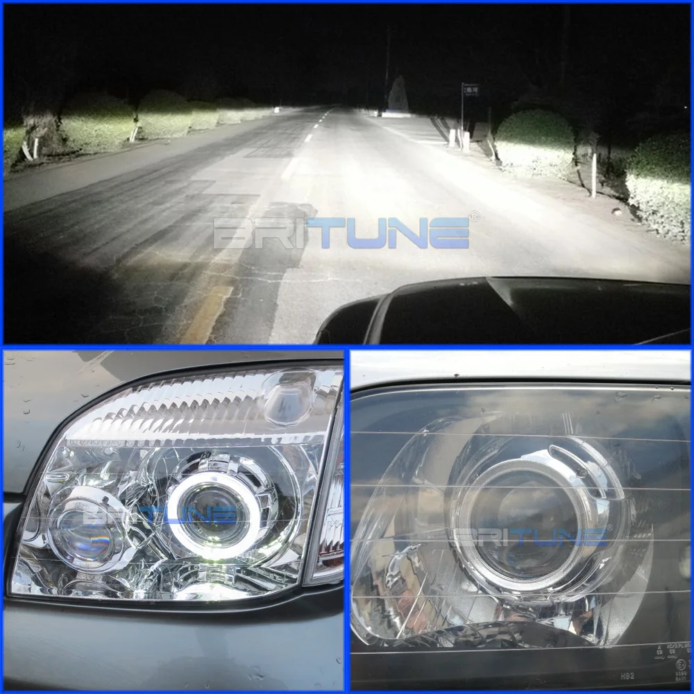 Britune Koito Q5 D2S HID проектор Биксеноновые линзы 3 0 светодиодный ангельские глазки фары