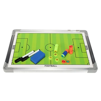 

Portable Football Tactic Board Training Guide Double Sided Magnetic Tactic Board With Magnetic Rewritable Tactic Board
