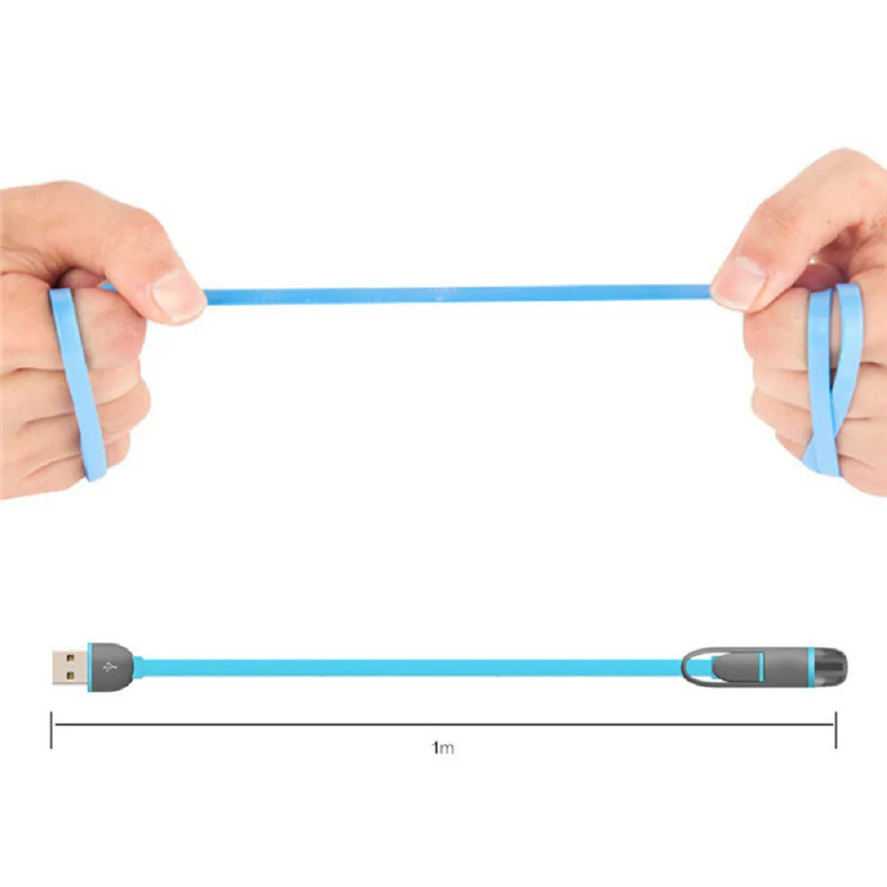 2 в 1 кабель для зарядки Micro Usb кабель для осветительный кабель мульти Цвет кабель Micro Usb 8 Pin для IPhone X XR XS 5S Sumsung Honor huawei