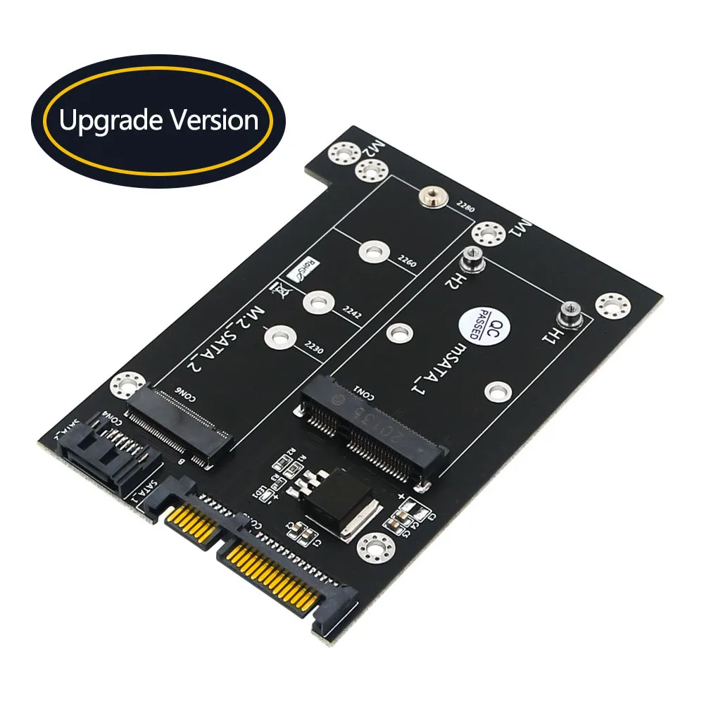 

Плата расширения 2 в 1 MSATA NGFF M2 на SATA 3,0, PCI Express PCIE на M2