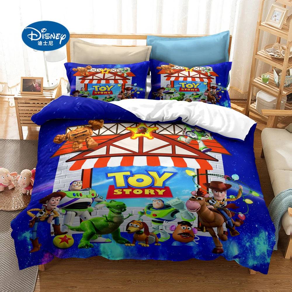 overdracht Overzicht astronomie Disney Toy Story Sherif Woody Buzz Lightyear Beddengoed Set Kinderen  Cartooon Volwassen Dekbedovertrek Koningin Koning Full Size Bed  set|Beddengoed sets| - AliExpress