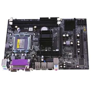 

G41 Computer Desktop PC Motherboard LGA 771 Support DDR3 Quad Core Dual Core Dual PCI Solid Capacitor Mainboard IDE SATA 2.0