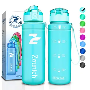 

Water Bottle sky blue 700ML Plastic Drinkware Tour Outdoor Sport School Leak Proof Seal Gourde Climbing Water Bottles