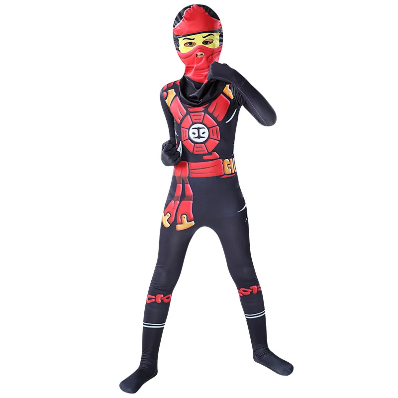 

New One-Piece Cosplay Ninja Clothes Party Costume Halloween Children's Performance Costume