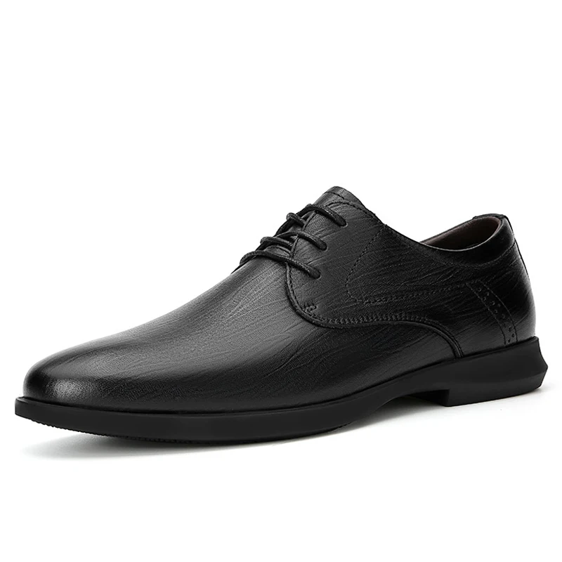 

Genuine leather shoes Men Dress shoes Business Casual shoes Black Leather shoes for Men flats Moccasins zapatos de hombre