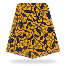 Настоящий воск гарантированный настоящий голландский воск высокого качества pagne горячий воск настоящий 6 ярдов африканская Анкара швейная ткань H191126