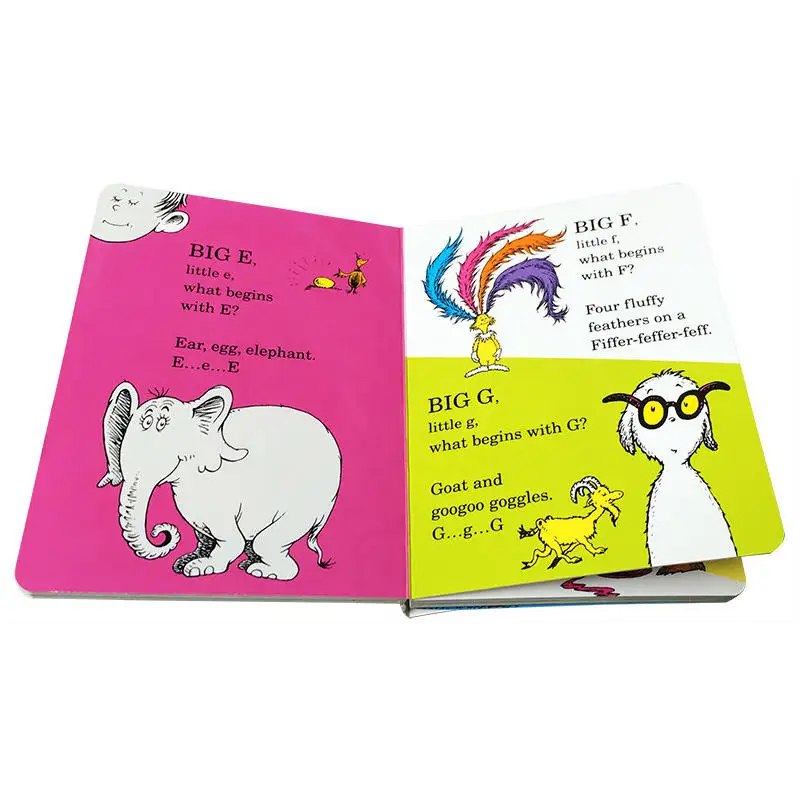 Livro de Alfabeto Educativos para Crianças Inglês Seuss Incrível Crianças Papelão Pitcute Livros Brinquedos Dr. Abc um 4 Computers & Electronics