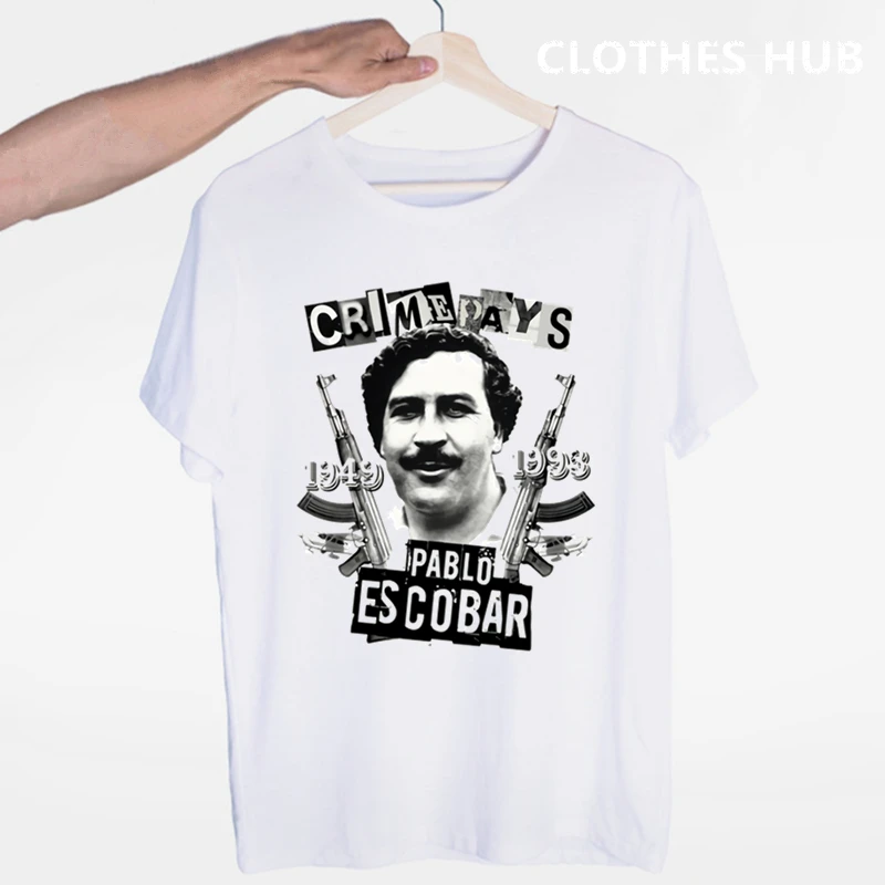 Пабло Эскобар футболка колумбийский наркоман картел деньги мужская футболка Летняя Camiseta футболка Забавные футболки