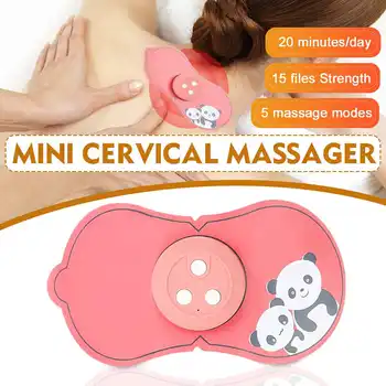 

Mini Massage Sticker Pad TENS Pulser Neck Cervical Shoulder Waist Arm Relax 5 Massage Modes Massage Pad 15 Gears Adjustment