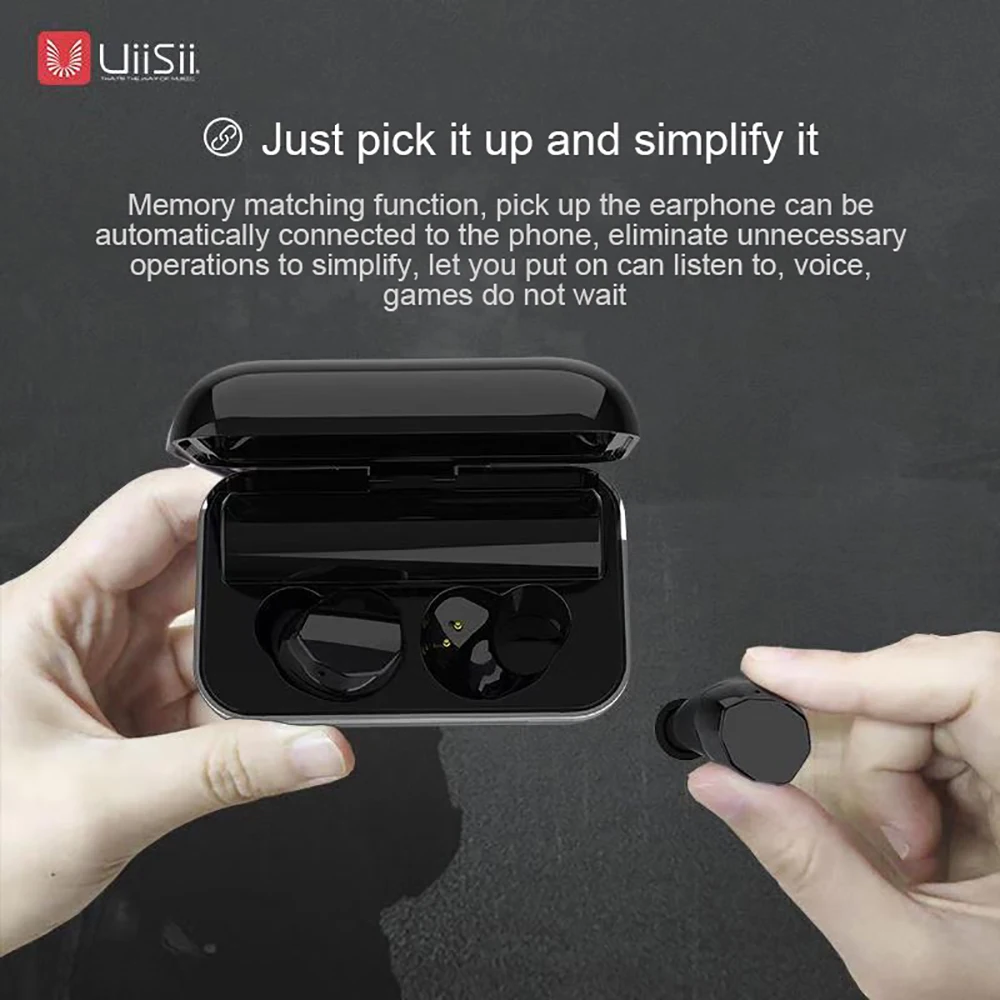 UiiSii TWS12 Ture Wireless Bluetooth Earphones