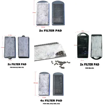 

Hang On Filter Pads Activated Carbon Media Bio Sheet For HBL302 303 501 701 HN011 012 Hanging External Aquarium Waterfall Filter