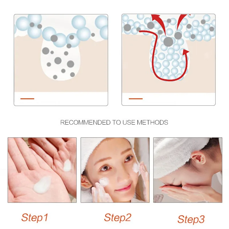 Blood Orange Facial Cleanser Mildly Acidic Cleanser Cleansing No Tightening Moisturizing
