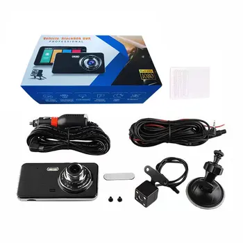

4.0 Inch 2-record Driving Recorder Hd Lens Reversing Image Vehicle Car Camera HDMI Video Recorder Rear View Camera
