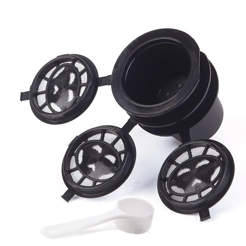

Eco-friendly Reusable Micro Mesh Coffee Filter Capsules Espresso Brewer Filters Kitchen Coffee Shop Tools 5pcs/set