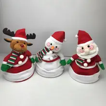 Bonhomme de neige jouet en peluche électrique de noël, jouet intéressant, Interaction Parent enfant, chant, pour enfants