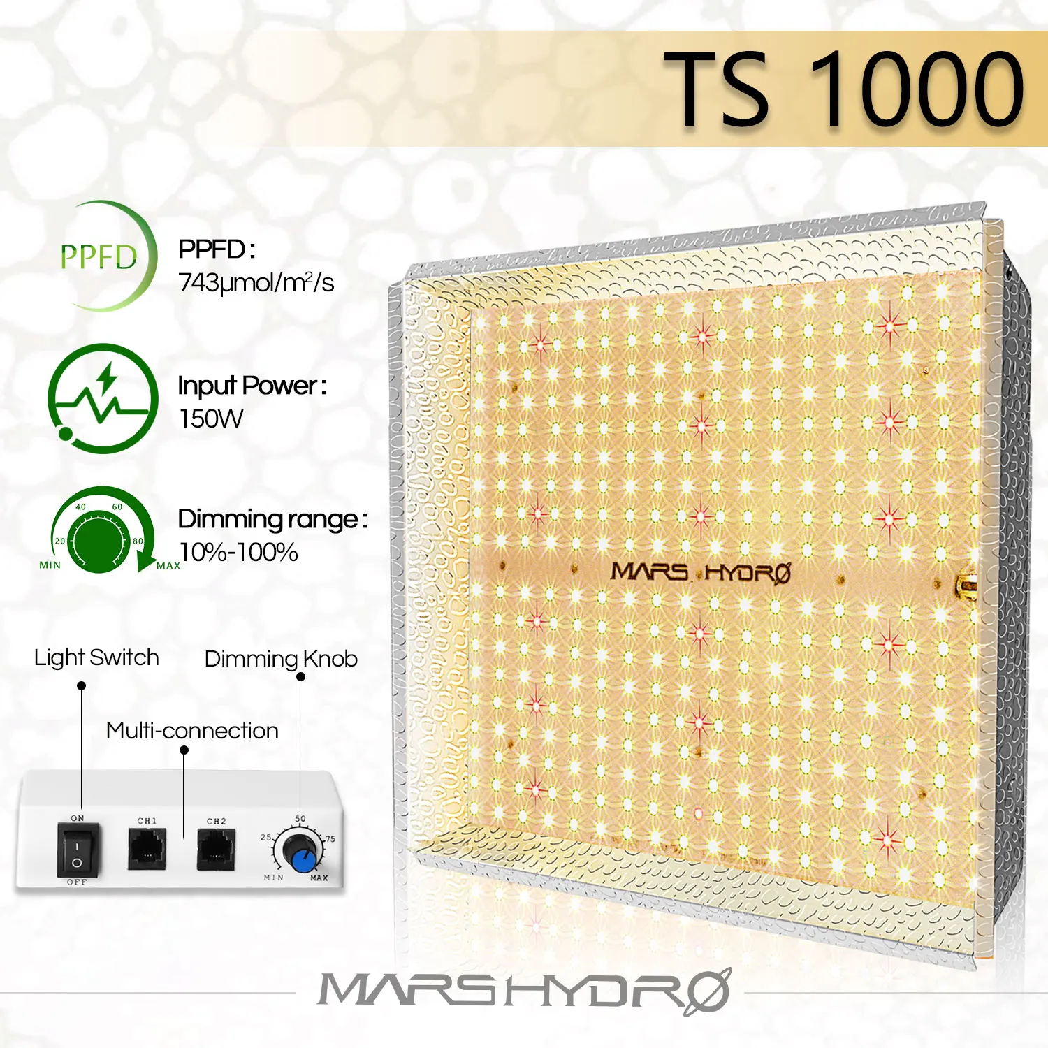 MarsHydro TS 1000 Вт полный спектр комнатных растений светодиодный свет для выращивания