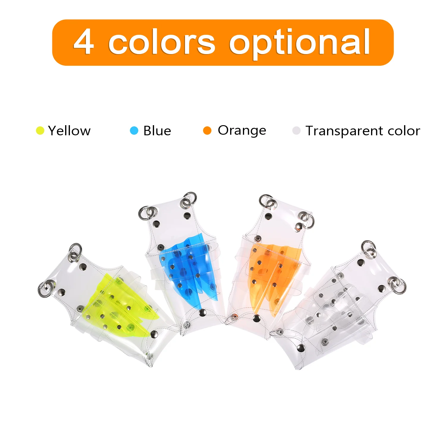 Fashion Transparent Scissors Bag Large Capacity Durable Double-layer Design Pockets Salon Hairdresser Hairdressing Tools