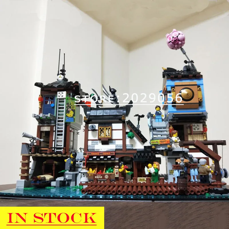 

10941 In Stock 06083 Ninja Creator Series The City Docks 3553pcs 70657 Model Building Blocks Bricks Toys Compatible SY1148