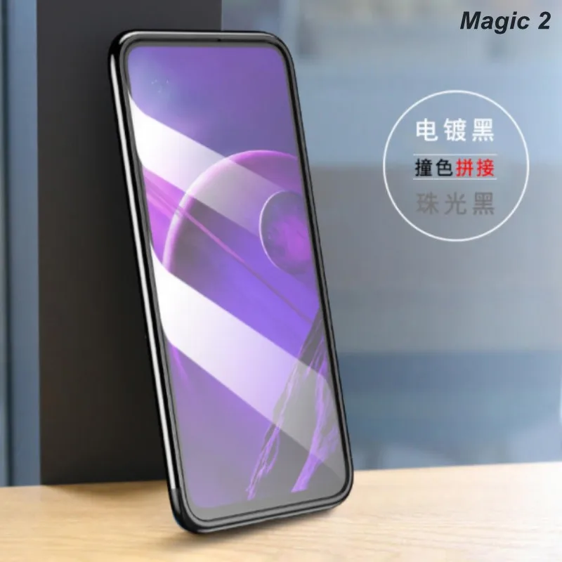 Black Модный чехол Manderm для Huawei чехол на хонор Magic 2, мягкий силиконовый чехол с прозрачным покрытием, противоударный бампер - Цвет: Black