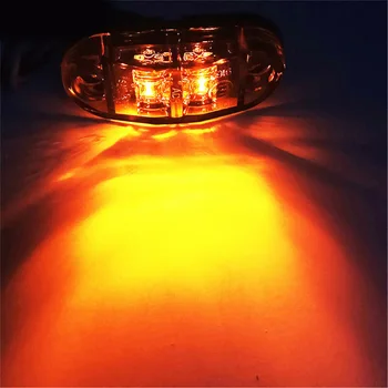 

Lorry Side Marker Light Pickup 10-30V 20pcs/Set Amber Red High Quality