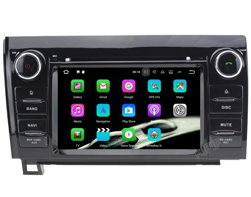 Best IPS 7 Inch 6 Core Android 9.0 4G RAM 64G ROM 2din car dvd GPS player For Toyota Tundra Sequoia Stereo Radio camera DVR RDS BT 12