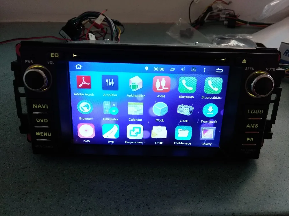 Автомобильный DVD плеер Android 8 0 7 1 6 радио стерео экран GPS Navi для Jeep Compass Wrangler/Chrysler
