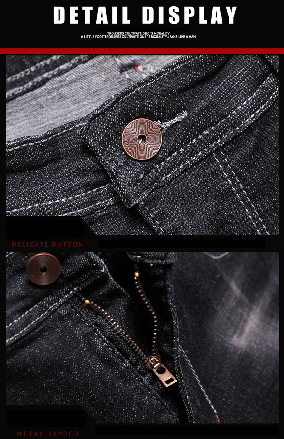 HCXY, осенние джинсы, мужские классические деловые джинсы, Стрейчевые модные джинсовые брюки, мужские повседневные джинсовые штаны