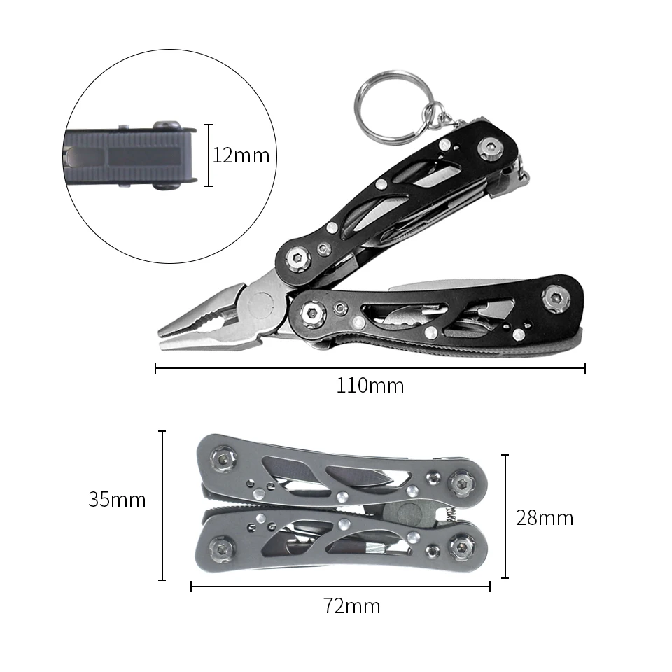 Уличные многофункциональные плоскогубцы Ремонтный карманный нож складной набор