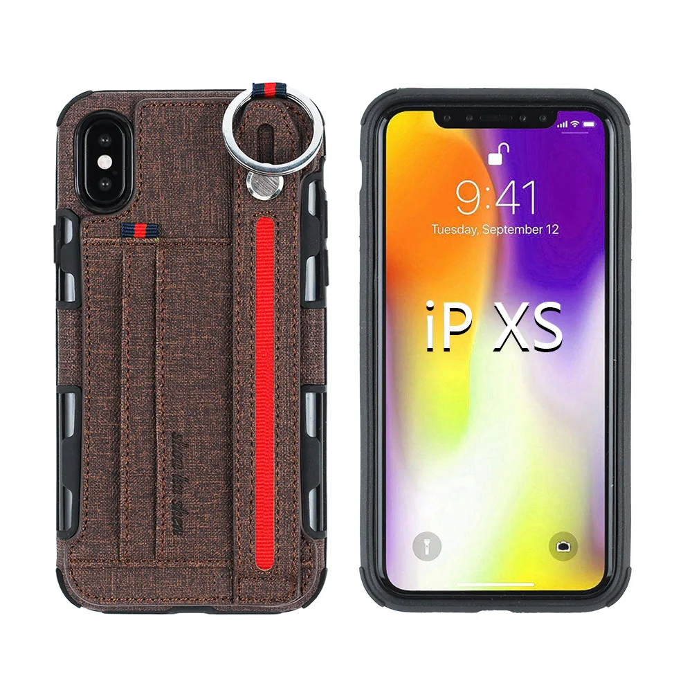 Kerfyte Роскошный чехол для телефона для Iphone X Case задняя крышка чехол для Iphone 8 Plus для Iphone Xs Max Чехол держатель чехол для телефона с поясом - Цвет: color 2