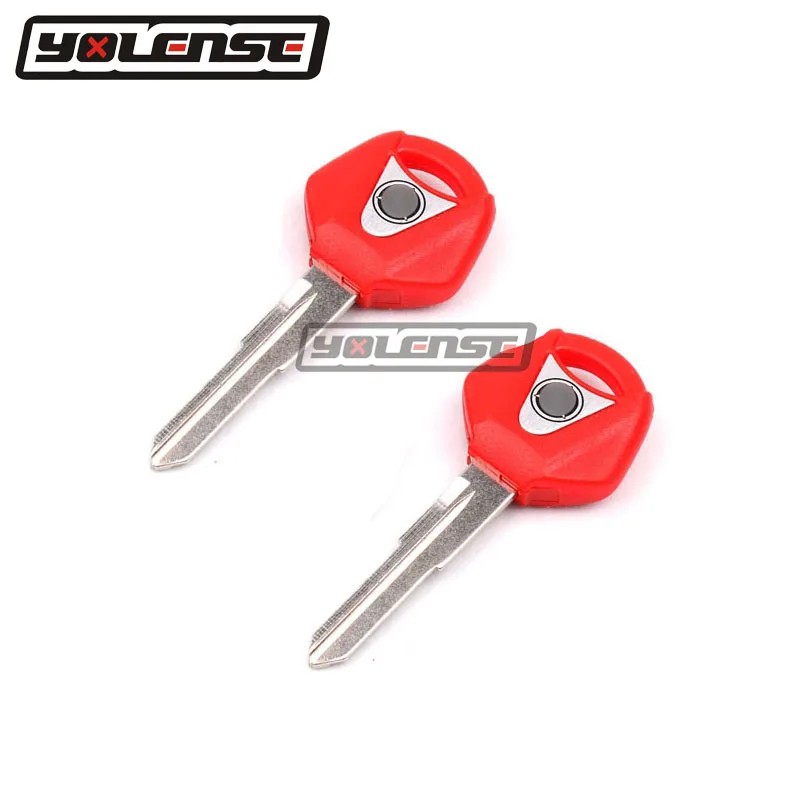 Red-2pcs Для Yamaha YZFR3 YZF-R3 YZF-R25 YZF-R15 YZF R3 R15 R25 MT-03 MT-15 MT-25 MT03 MT 03 MT15 MT25 мотоцикл однотонный необработанный для ключей лезвия - Цвет: Red-2pcs