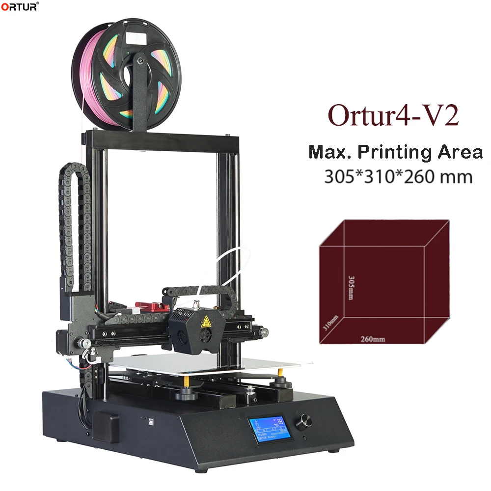 Ortur 3d принтер обновление линейная направляющая Съемная Углеродистая стальная платформа полностью Металлическая высокое качество Prusa i3 3d принтер s Dongguan