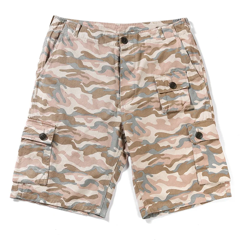 Mens Jungle Combat Cargo 3/4 Quarter Shorts Forest Realtree Camouflage M 2XL 