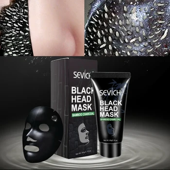 

Blackhead Remover Mask Oil-control Remove Blackhead Bamboo Charcoal Peel Off Mask for Acne Scars Blemishes Wrinkles Face Mask Q1