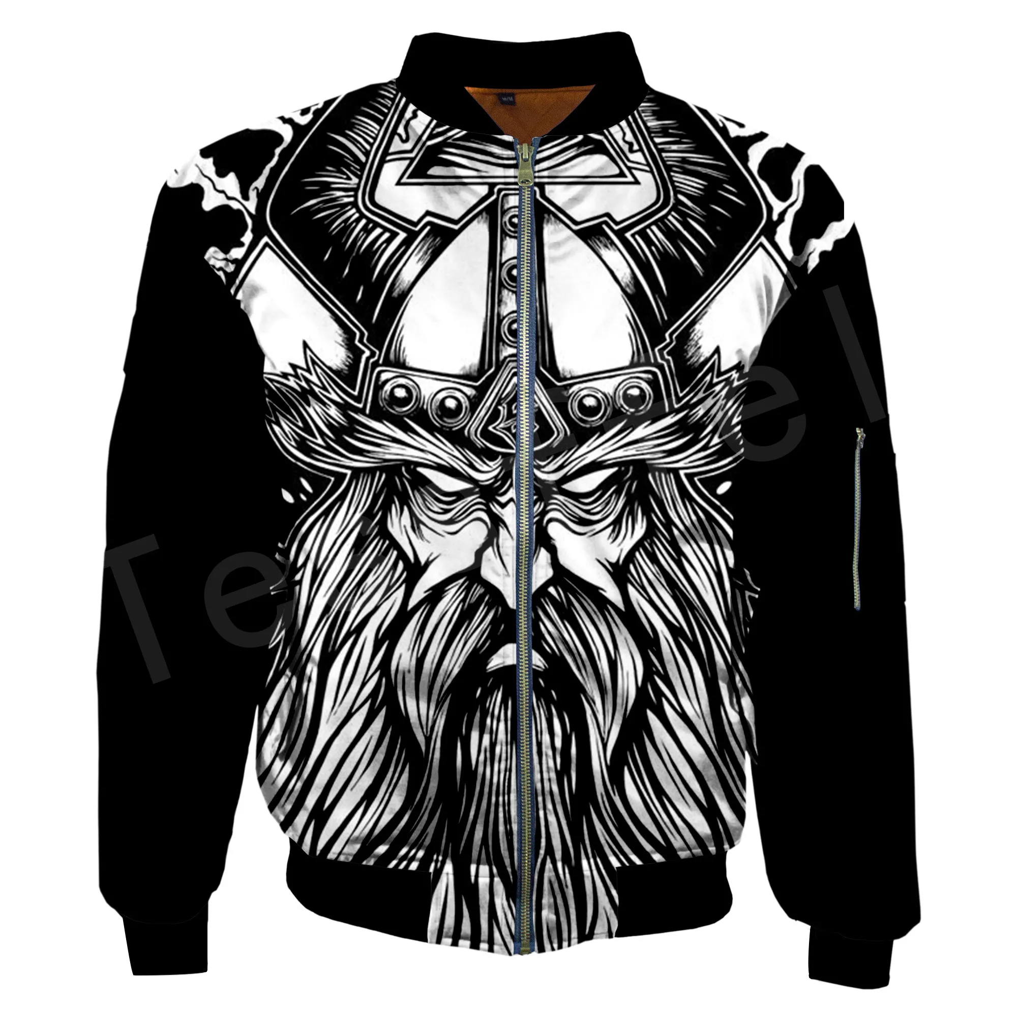 Jackets Tessffel Unisex татуировки викингов, спортивный костюм, новые модные повседневные Для мужчин/Для женщин 3dprint толстовки/Толстовка/куртка-бомбер S-1 - Цвет: Jackets