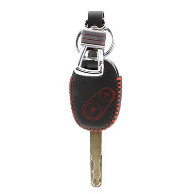 Брелок для honda jazz civic 2006 2008 2009 подходит для 2004-2011 из натуральной кожи, кошелек, держатель, Автомобильный ключ, чехол - Название цвета: Белый