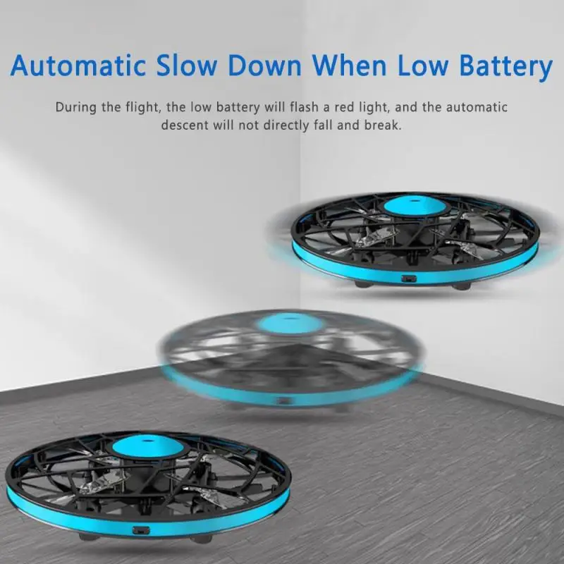Mini Drone UFO Hand Operated Helicopter Gesture sensing Drone Infrared Induction Aircraft Flying Ball Toys Kids Christmas gifts