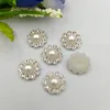 30Pcs Diy Silver resin flower Decoration Crafts Flatback Cabochon Scrapbooking Fit Hair Clips Embellishments Beads ► Photo 2/5