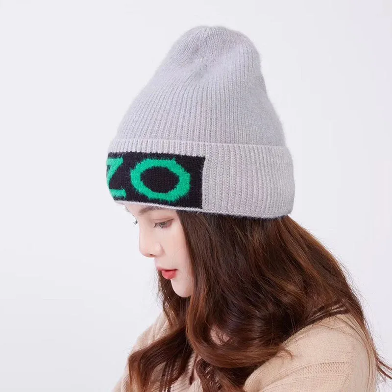 Beanie вышивка MIZO Love Мужская и женская вязаная шапка вязанные шапочки Skullies теплая зимняя унисекс Лыжная хип-хоп шапка