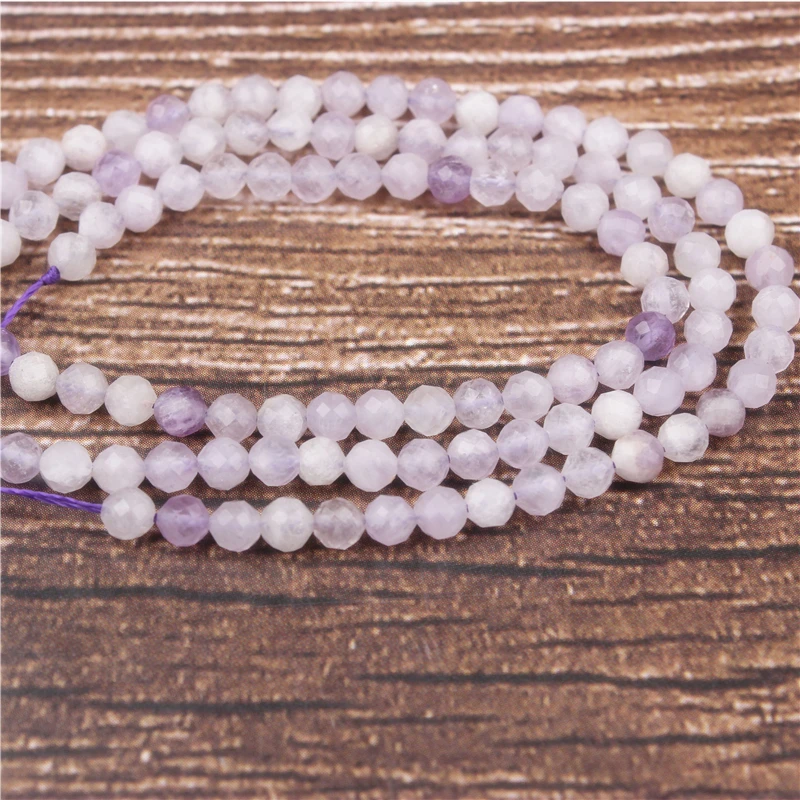 LanLi 2/3mm Kunzite small beads fashion jewelry interval loose DIY bracelet necklace earrings and accessories | Украшения и