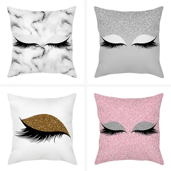 

Enchanting Eyes Pillow Case Cushion Cover Cotton Linen Home Decor Pillowcase Decorative Pillows For Sofa Christmas Pillow Cases