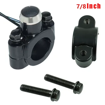 

New Arrival High Quality 7/8In Aluminum Motorcycle Horn Switch Momentary Button Electric Power Start