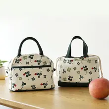 Сумка для студентов, офисных работников, сумка для переноски еды, поперечная граница,, хипстерская сумка с кулиской, Изолированная ручная сумка для ланча