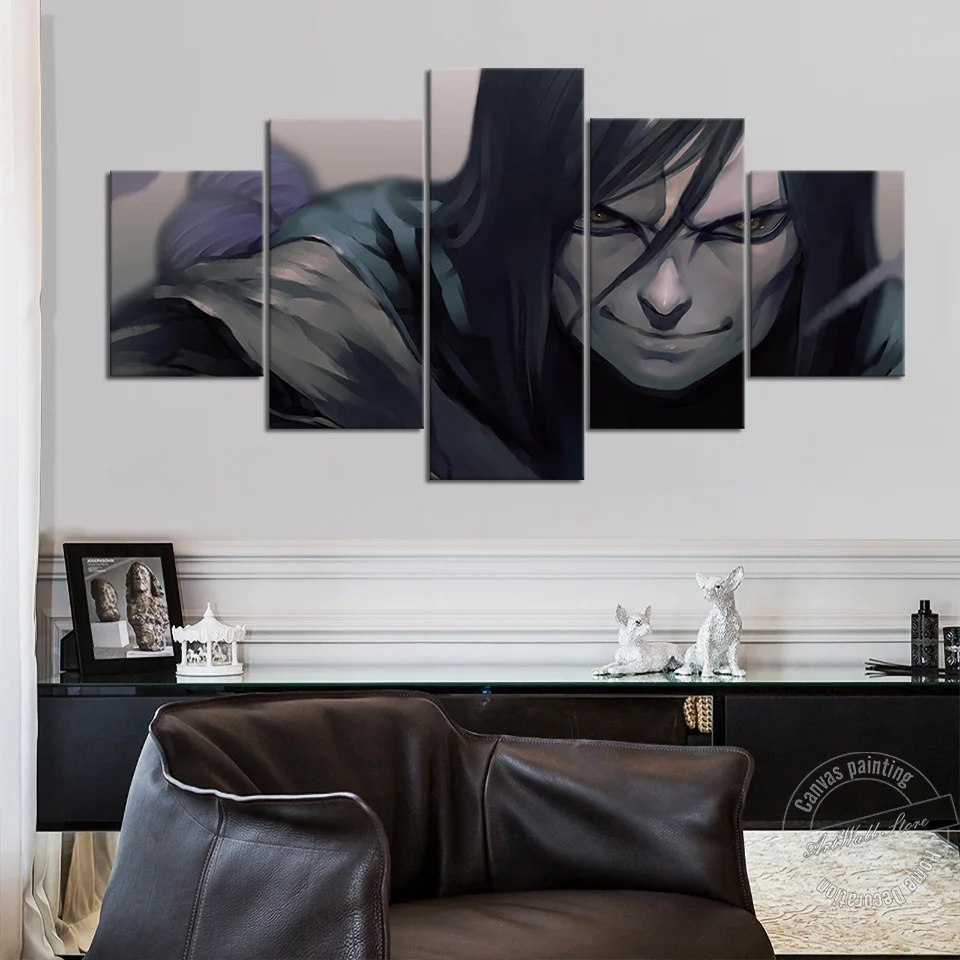 

Orochimaru Unframed Canvas Painting Naruto Anime Poster Canvas Art Wall Pictures For Living Room Background Wall Decor Gift