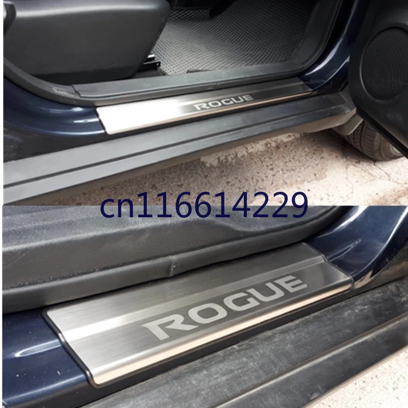 stainlesssteelCardoorcoveroutsidedoorsillplateCarstylingfor