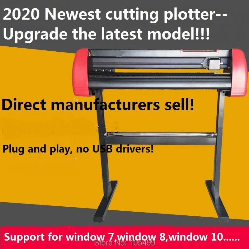 Plotter de Corte de Etiqueta de Brilho Suporte para xp 2020 a Versão Atualizada Plotter Janela 7window8window10 2 Plotadora gráfica