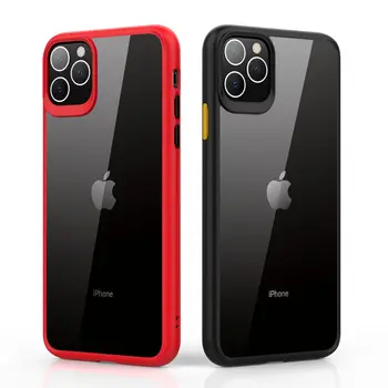

Frosted Transparent Shockproof Bumper Phone Case for IPhone 11 Pro MAX Case for IPhone X XS Max Bumper Resistant Cover Funda
