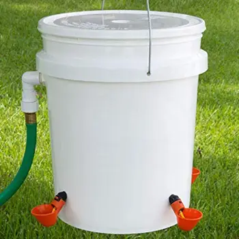 

24pcs Chicken bowl waterer Feed Automatic Bird Coop Poultry Chicken Fowl Drinker Water Drinking Cups